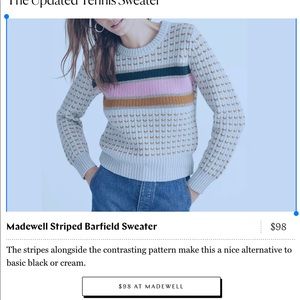 Madewell Barfield Sweater